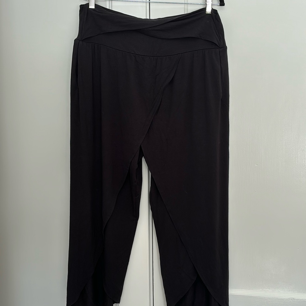Athleta Black Leisure Pants, XL